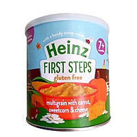 Bột ăn dặm ngũ cốc, cà rốt, phô mai và bắp ngọt Heinz (240gr)