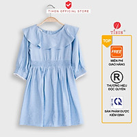 Váy Cho Bé Gái TIHON Chất Liệu Mềm Mại Xinh Xắn VĐ082022
