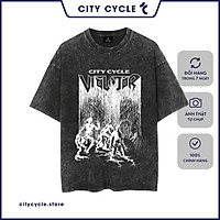Áo thun oversize Acid Violator City Cycle - áo phông cotton nam nữ unisex in hình Local Brand