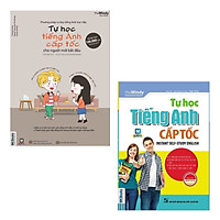 COMBO Tự học tiếng Anh cấp tốc cho người mới bắt đầu (Phương pháp học TA trực tiếp ) + Tự học tiếng anh cấp tốc