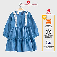 Váy Thu Đông Cho Bé Gái TIHON Chính Hãng Thân Thiện Da Bé VD0411071