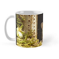 Cốc sứ in hình - George The Mouse In A Log Pile House Mug - - Best Gift For Family Friends- MS 1337