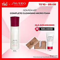 Sữa rửa mặt Shiseido Complete Cleansing Micro Foam 180ml