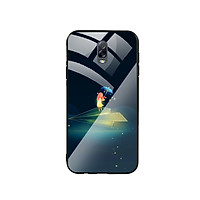 Ốp Lưng Kính Cường Lực cho điện thoại Samsung Galaxy J7 Plus - Little Girl 03