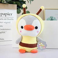 Gấu Bông Chim Cánh Cụt Vải 3D Siêu Mịn An Toàn Cho Trẻ Nhỏ Quà Tặng Siêu Hot 25cm