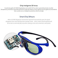 3D Active Shutter Glasses DLP Projector Battery Universal 96-144Hz for Acer Viewsonic JmGO XGIMI Optoma BenQ