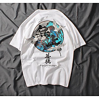 Áo Thun Nam Tay Lỡ Unisex Hạc JaPan