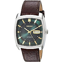 Seiko Men's Recraft Series Automatic Leather Casual Watch (Model: SNKP27)