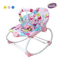Ghế rung thư giãn kiêm bập bênh 2 trong 1 kèm 12 bản nhạc trắng ru ngủ Mastela 6922/21/20 cho bé từ sơ sinh tới 6 tuổi