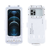PULUZ 45m/147ft Waterproof Diving Case Underwater Photography Replacement for iphone Series iOS 13.0 or Above