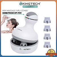 Máy Massage Cầm Tay Cao Cấp KINGTECH ST-701 - Chuyên Mát xa Đầu, Cổ, Mặt - Không Dây, Kèm Đế Sạc Di Động - Giúp Thư Giãn, Giảm Căng Thẳng - Quà Tặng Tuyệt Vời Cho Người Thân