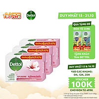 COMBO 3 XÀ PHÒNG DETTOL KHÁNG KHUẨN CHĂM SÓC DA 100G