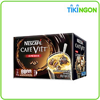 Cà phê hòa tan NESCAFÉ Café Việt Cà phê đen đá - Hộp 15 gói x 16 g