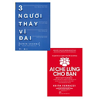Combo Ba Người Thầy Vĩ Đại + Ai Che Lưng Cho Bạn (Bộ 2 Cuốn)
