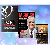 Combo Danh Nhân 3 quyển: 1.Top 1 Toyota – Những Bài Học Về Nghệ Thuật Lãnh Đạo + 2.Iacocca – Đời kinh doanh, Bí mật phía sau thành công của ông trùm xe hơi nước Mỹ + 3.Einstein – Đời Sống Và Tư Tưởng – Nguyễn Hiến Lê (Tặng Bookmark độc đáo CR)