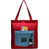 Túi Vải Tote Đeo Chéo Balo Hình Chó Con Hàng Quảng Châu Cực Tốt