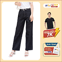 Quần jean nữ Yody ống suông cá tính QJN4022