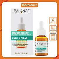 Serum Ngừa Mụn Niacinamide Dưỡng Trắng và Mờ Thâm Mụn - Balance Niacinamide - Giấy Kiểm Định An Toàn