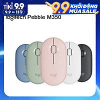 Chuột không dây Bluetooth hiện đại, mỏng và im lặng của Logitech M350 Pebble