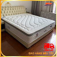 Đệm lò xo túi độc lập Kim Cương Asling 5 sao cao cấp, dày 31cm.