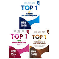 Combo Top 1 Môn Toán: Hàm Số Và Ứng Dụng Của Đạo Hàm + Phương Pháp Tọa Độ Trong Không Gian OXYZ + Hình Học Không Gian Lớp 11 & 12 (3 Cuốn)