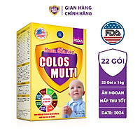  Sữa Non Colos Multi Pedia hộp 22 gói x 16g chuyên biệt dành cho bé biếng ăn, giúp bé ăn ngon tăng cân đều