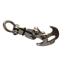 Small Size Stainless Steel Gravity Hook Outdoor Foldable Grappling Serrated Claws Multifunctional Rescue EDC Tool