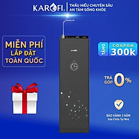 Máy lọc nước nóng lạnh Karofi 10 lõi lọc công nghệ làm lạnh Block KAD-D88 hàng chính hãng