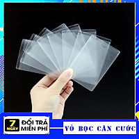 Set 10 Vỏ Bọc Thẻ Trong Suốt, Túi Đựng Thẻ Căn Cước Công Dân, Bằng Lái Xe, Thẻ Ngân Hàng, Bao Bọc Thẻ Đa Năng