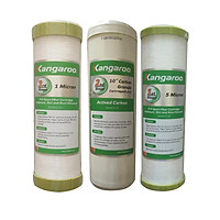 Combo 3 Lõi Lọc Nước 1, 2, 3 Kangaroo - Hàng Chính Hãng