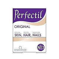 Vitabiotics Perfectil Triple-Active Beauty Multivitamin | Skin, Nail, and Hair Vitamins | Thicker Hair, Stronger Nails, and Healthy Skin Formula | Vitamin D, Vitamin E, Collagen, Biotin, and More