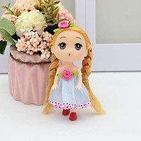 Búp bê chibi có móc khóa treo cặp xinh xắn 12cm loại móc xịn - mẫu 2
