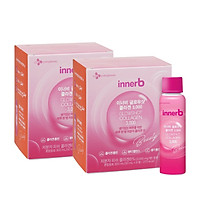 Combo 2 hộp 6 chai nước uống Collagen Vitamin C sáng da InnerB Glowshot (50ml x 6)