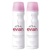 Combo 2 Chai Nước Xịt Khoáng Thiên Nhiên Evian Natural Mineral Water (50ml/chai)
