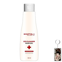 Gel Rửa Tay Khô Sát Khuẩn Ngăn Ngừa Virus Eco Cleanser Sophia Hàn Quốc 100ml tặng móc khóa