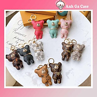 Móc khóa GẤU L V HỌA TIẾT CỔ ĐIỂN PHONG CÁCH CHÂU ÂU,MỸ- móc khóa