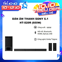 Dàn âm thanh Sony 5.1 HT-S20R 400W - Hàng chính hãng