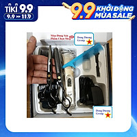 TÔNG ĐƠ CẮT TÓC KEMEI 5017 - Tặng Kèm Bộ Kéo Cắt Và Tỉa Tóc JAPAN1 Thép không Gỉ Cao Cấp Và Lược