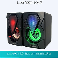 Loa máy tính vi tính mini laptop LED để bàn bass giá rẻ - K1277