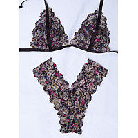 Bộ đồ lót nữ Sexy Bralette ren cao cấp R436