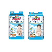Combo 2 bịch tã dán Goo.n Premium super jumbo L50 miếng