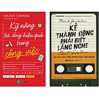 Combo 2 Cuốn Sách: Kẻ Thành Công Phải Biết Lắng Nghe + Kỹ Năng Tư Duy Hiệu Quả Trong Công Việc
