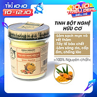 Tinh Bột Nghệ Nguyên Chất Umi Home (125g) Bột đắp mặt dưỡng da, cung cấp độ ẩm cho da, loại bỏ thâm nám hiệu quả