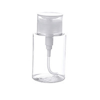 200mL Transparent Travel Bottles Lotion Dispenser Pump Bottle Push Down Liquid Pumping Dispenser Empty Shampoo Pump