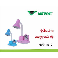 ĐÈN BÀN HỌC SINH CHỐNG CẬN THỊ MẮT VIỆT MVDH 017 - KẾT HỢP VỚI ĐỒNG HỒ VÀ HỘP CẮM BÚT