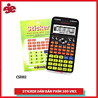 STICKER DÁN PHÍM DÀNH CHO MÁY TÍNH CASIO FX 580VNX THƯƠNG HIỆU TEENAGE