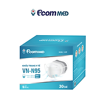 Khẩu Trang N95 EcomMed (Hộp 30 cái)