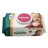 Khăn Ướt Mamamy Không Mùi 100 miếng - 30334