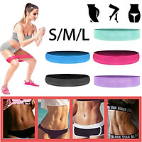 Fitness Hip Loop Resistance Bands Anti-slip Squats Expander Strength Rubber Band -- 【S / M / L / one set】Black /Blue/ Purple/ Red/ Green