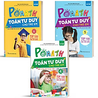 Sách - Combo Pomath Toán Tư Duy Cho Trẻ Em (Tập 1 - 6) ( tặng kèm bookmark sáng tạo )